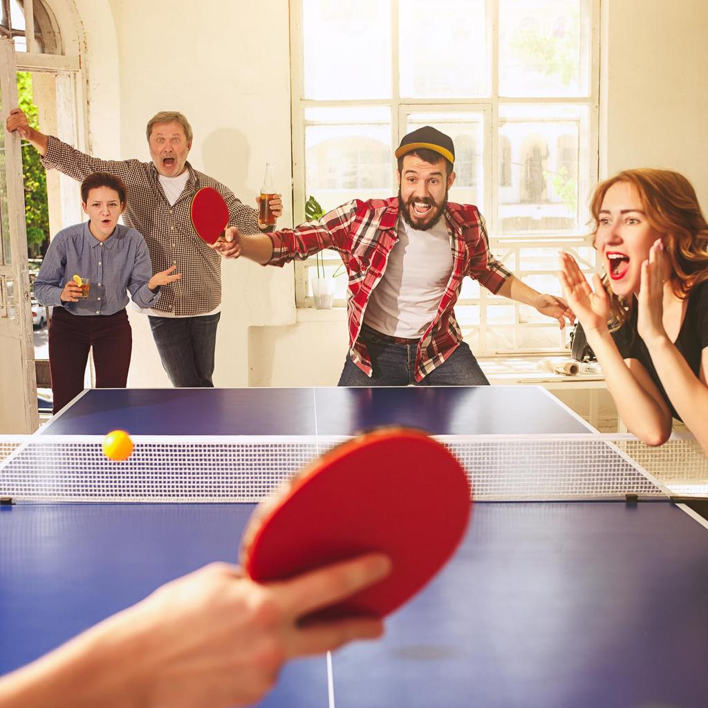 PATIKIL Table Tennis Rubber Ping Pong Cleaning Paddle Racket Black Cleaner, 2-Piece Sponge, Cleaner, Care, Soft, Red,