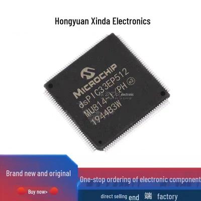 Original DSPIC33EP512MU814-I/PH QFP-144 Microcontroller Chip