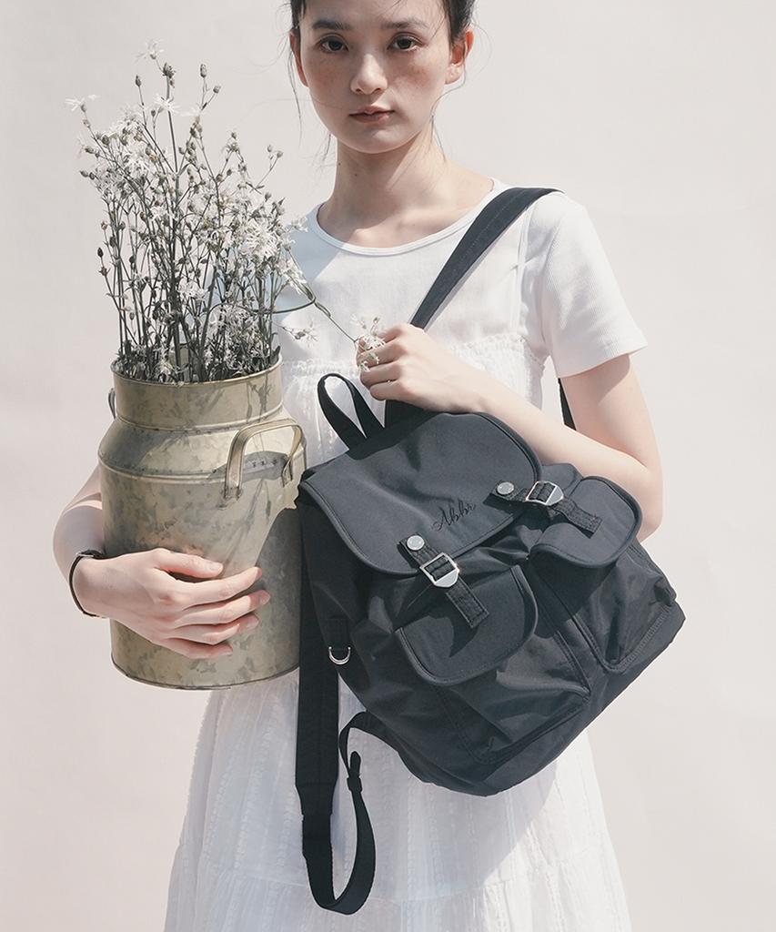 Abbr Classic Snap Mini Backpack_Matt Black
