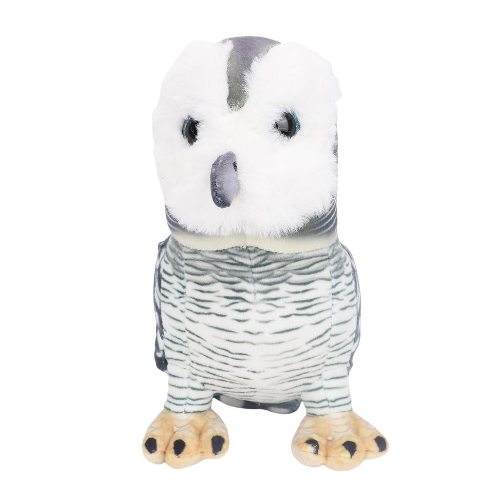 9,84 palce Plyšová vycpaná sova Roztomilá Realistická Dekorativní Měkká Plyšová Hračka Sova pro Dekoraci Dětského Pokoje