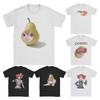Creative Kasane Teto Expression 2020 Drawing TShirt Unisex WoUnisexs Round Collar Cotton T Shirts Pears Short Sleeve Tees 6XL Tops