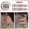 High-End Handmade Nail Art: Pure Desire Style Rhinestone Nail Stickers Collection.