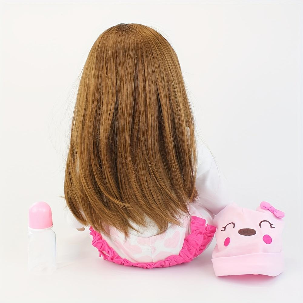 BZDOLL 60cm 24inch Princess Reborn Toddler Baby Doll Soft Vinyl Lifelike Girl Newborn Bedtime Toy for Girl Christmas