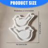 Sturdy Silicone Hollow Bird Shape Mould For Repeated Use In Candle Making And Plasters Craft