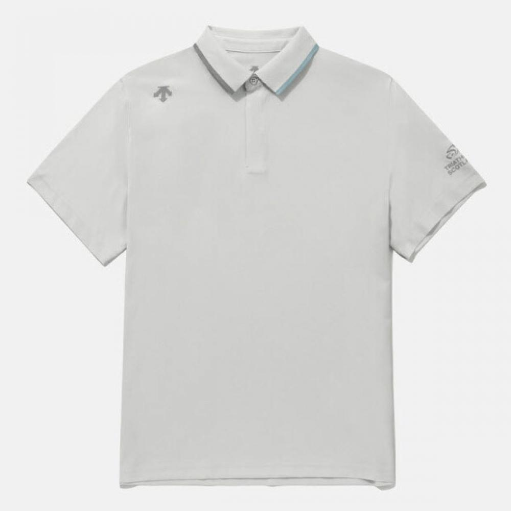 

Футболка с коротким рукавом DescenTe Cqk Sq221ips42 Gry Sco Polo Футболка серая 100