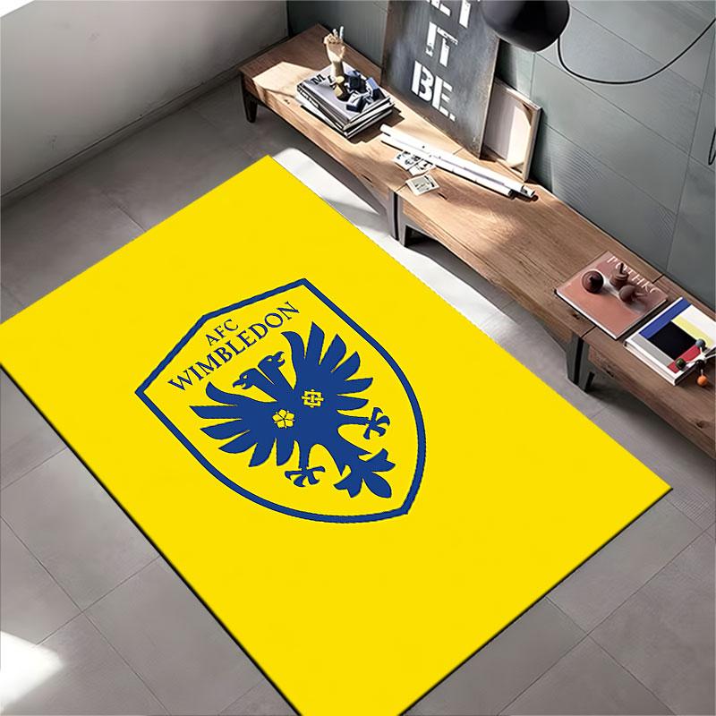 AFC Wimbledon Logo Carpet suitable as a non-slip mat for the living room or bedroom sofa