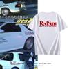Initial D Akagi Team Shortsleeved Redsuns Pure Cotton Tshirt Japanese Jdm Modified Car Clothing For Summer Ins Y2k