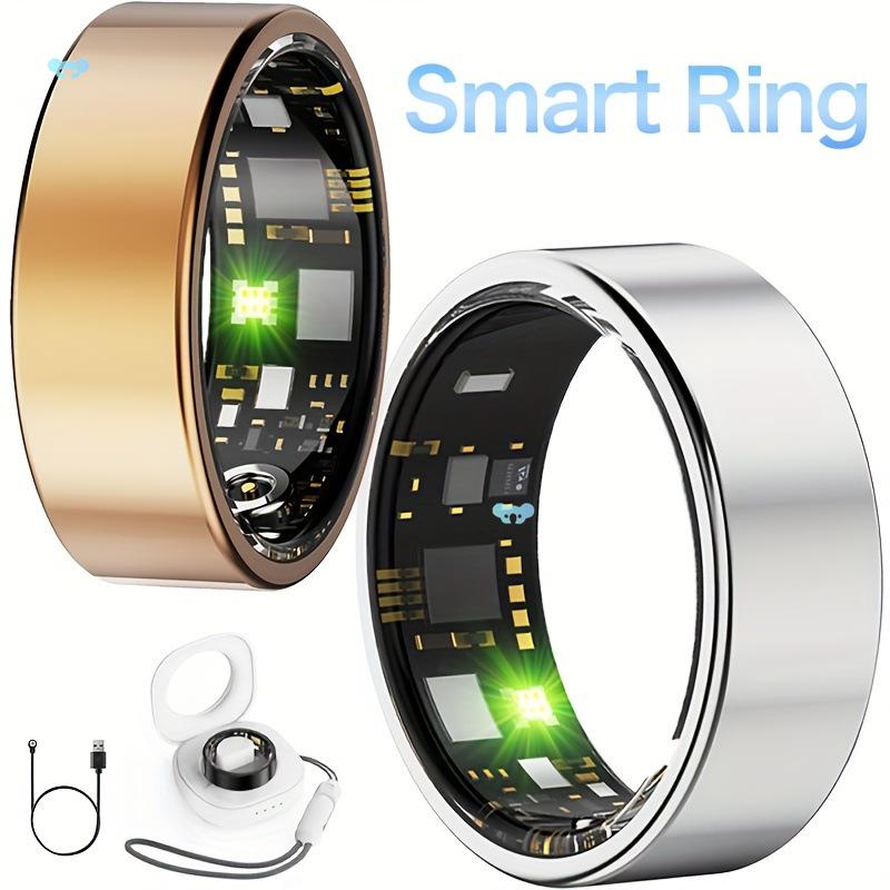 Smart Fitness Tracker Ring: Exercise & Step Monitor
