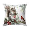 Christmas Winter Animals Pillowcase Bedroom Sofa Cushion Cover 100% Polyester Living Room Cushion Pillowcase Home Decor