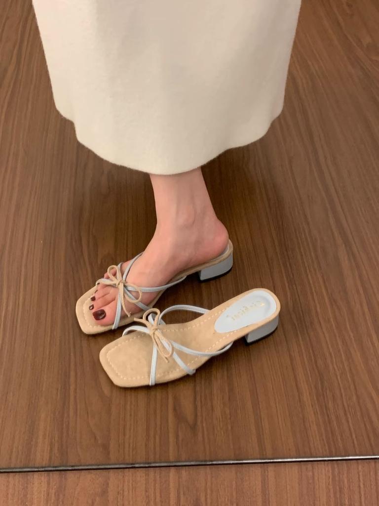 Sheepskin version~ French cross-strapped red Mary Jane shoes flat single shoes women's shallow mouth evening wind fairy ballet shoes