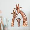 Cartoon Giraffe Family Wall Sticker Nakleyka for Kids Bedroom Nursery Bedroom Detskaya Entrance Hall Decor Decoration