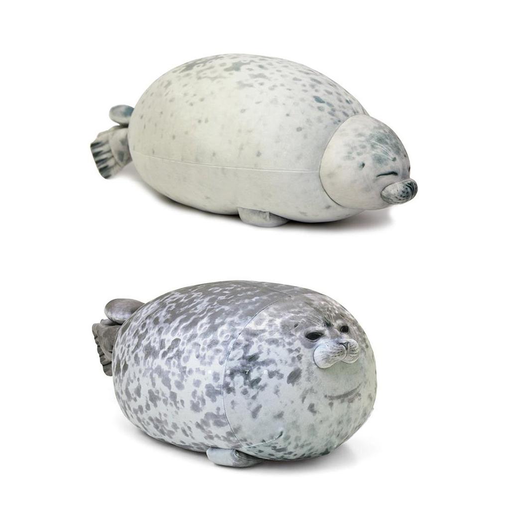 1PC Cute Cotton Plush Stuffed Pillow Seal Animal Close Eyes Chubby Gift Lovely 1PC Cute Cotton Plush Stuffed Pillow Seal Animal Close Eyes Chubby Gift Lovely