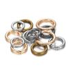 5Pcs/lot Metal O Ring Spring Clasps Openable Round Carabiner Keychain Bag Clips Hook Dog Chain Buckles Connector For DIY Jewelry