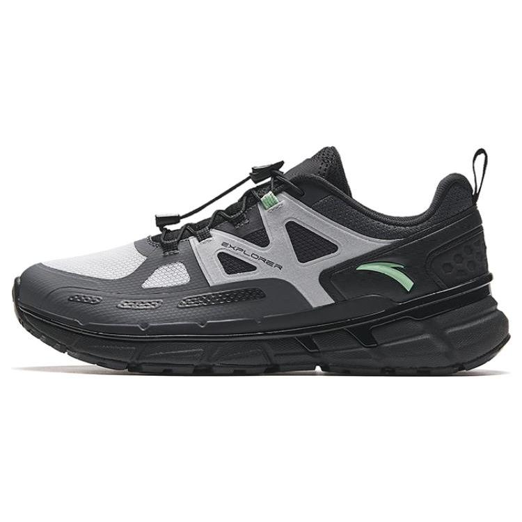 

Anta Leaping Ridge Cushioning, Wear Resistant Low Top Outdoor Shoes Men s Gray Black 40
