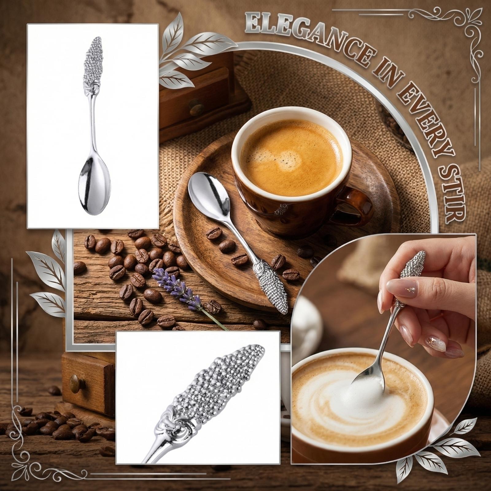 Stainless Steel Creative Coffee Spoon one size