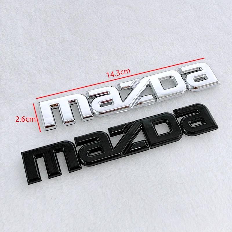2025 Heiß für Mazda CX3 CX5 MX3 CX4 CX9 CX7 RX8 Atenza Axela Protege Auto Front Heck Emblem 3D Aufkleber Abziehbilder Kofferraum Emblem Dekorat