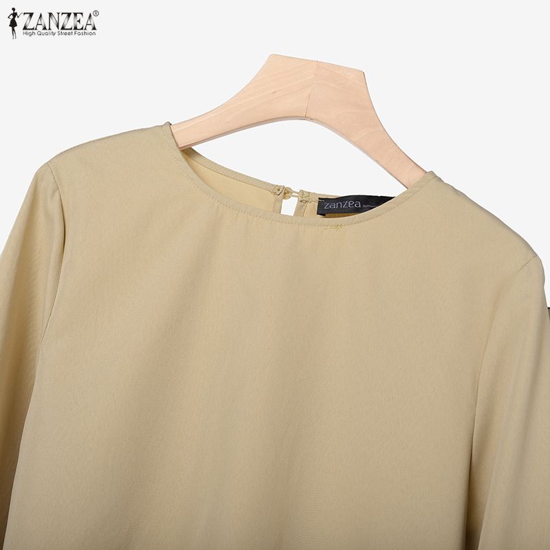 ZANZEA Women Long Sleeve Blouse and Pants Casual Two Piece Suit Sets