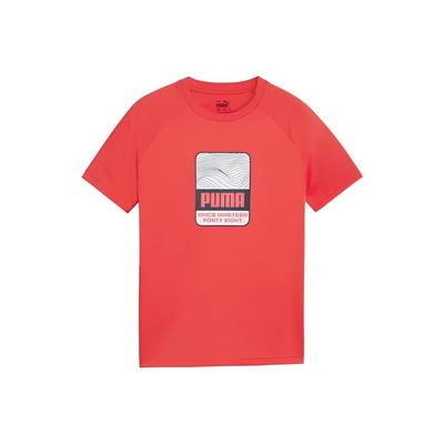 Breathable Round Neck Short Sleeve T-Shirt Kids Tops 679206-25