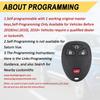 Key Fob Keyless Entry Remote Compatible with Chevrolet Silverado Traverse Avalanche, GMC Sierra, Pontiac Torrent, Saturn Outlook Vue 2007-2017,
