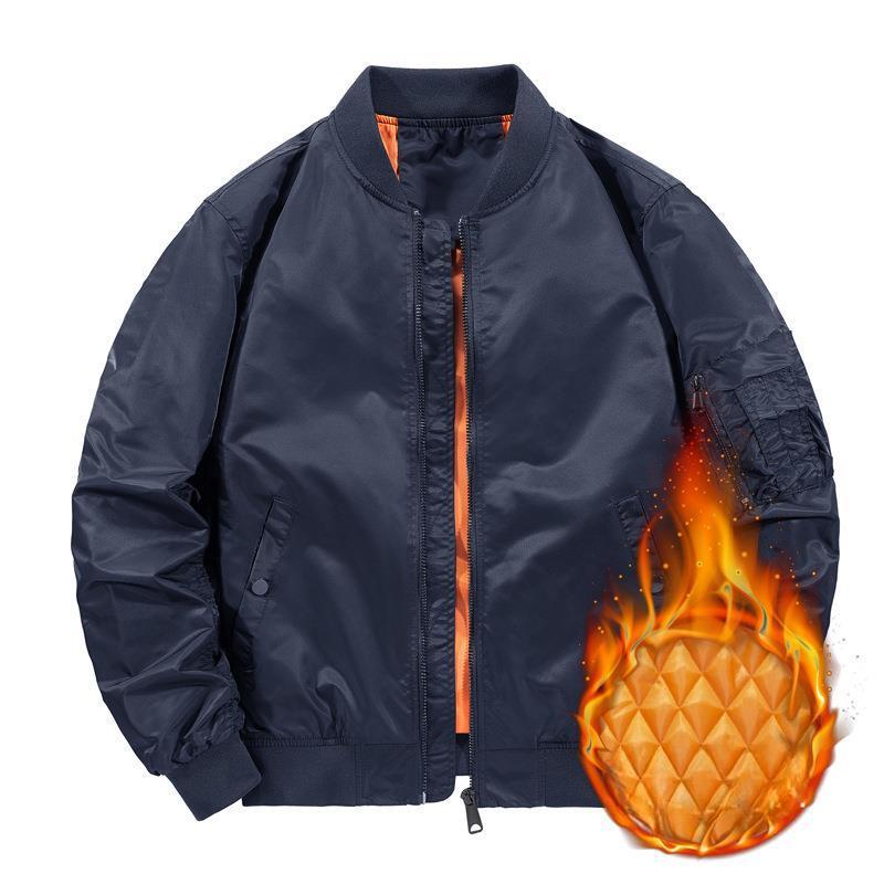 Autumn and Winter Tough Guy Jacket Air Force Ma1 Pilot Jacket Men's Flight Jacket