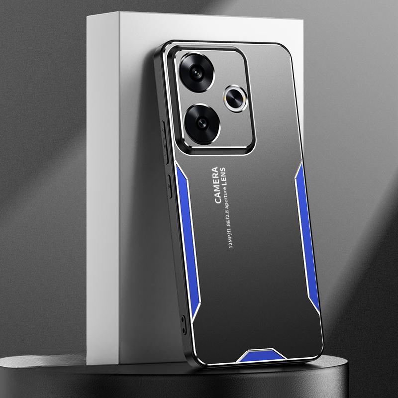 

Бронированный чехол из алюминиевого сплава для IQOO Z9 Turbo Z9X Z8X Ультратонкий защитный чехол для камеры Противоударный мягкий силиконовый чехол-бампер для VIVO Y200i Y100 4G Y17S iqoo Z9 turbo синий