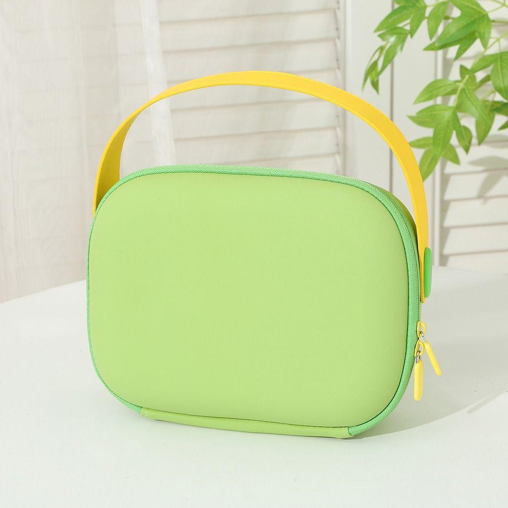 Handle Wash Storage Bag Candy Color Portable Tote Bag Simple Make Up Pouch Bag  Bathroom