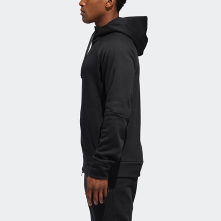 Adidas Harden Camo Shooter Basketball Hooded Jacket Men Outerwear Black CW6906