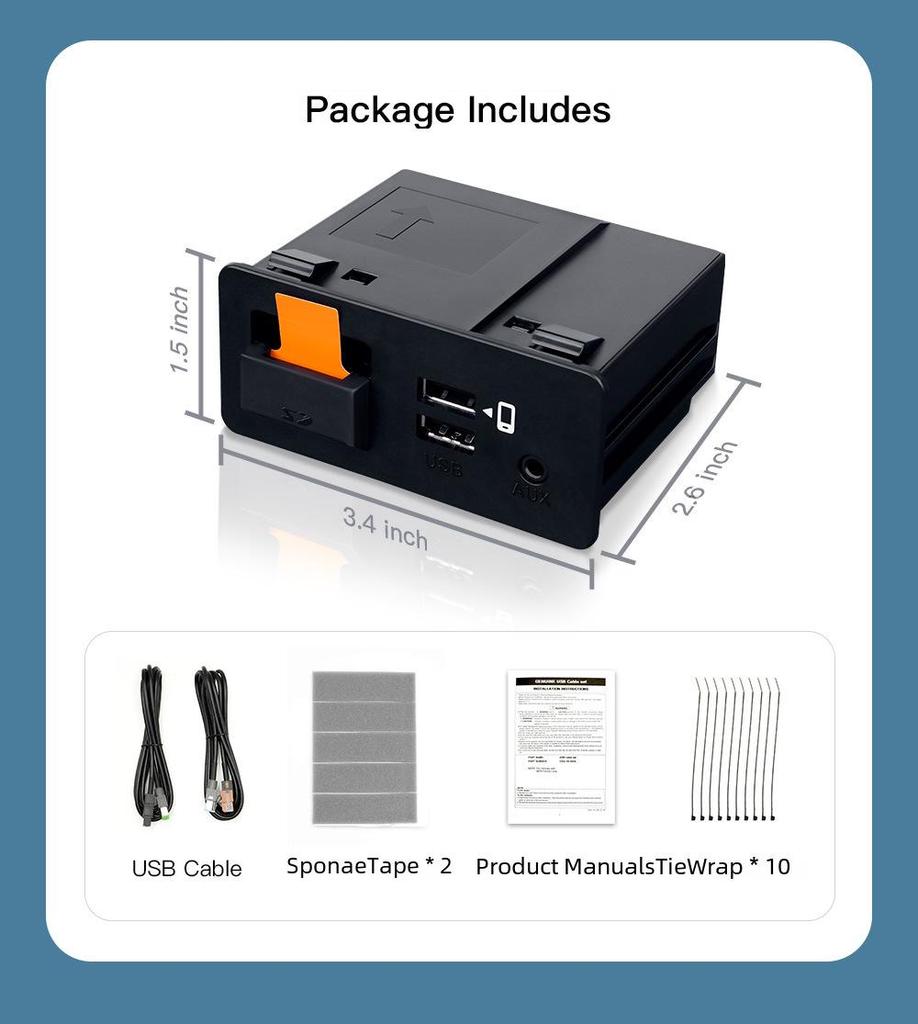 Mazda Carplay Android Auto USB Module Kit pro navigaci, TK78669U0C