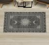Dinosaur Decorative Rug,Jurassic Scenario Cartoon Animals in Wilderness Cloudy Sunrise Back, Quality Carpet for Bedroom Dorm and