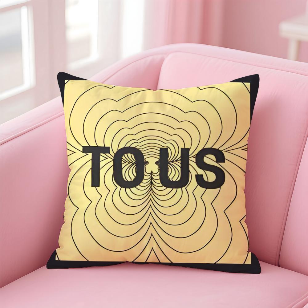 CRAFTED WITLOVE T-tousS Cushion Cover Comfortable Reversible Pillow Cover Ideal for Car Sofa Bedroom & Beyond