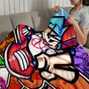 Spiel Freitagabend Cool Funkin Musik FNF Decke Plüsch Nickerchen Sofa Teppich für Wohnzimmer Büro Schlafzimmer Geburtstag Zuhause Reise Kinder Geschenke