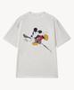 VTWO Vintage Washed Locker _Mickey_ T-Shirt (White)