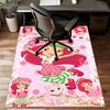 1pc Princess Strawberry (13) Design Printed Area Rug Carpet for Bedroom Living Room Home Decor Rugs Mat Non Slip Mat Rug for Bedside