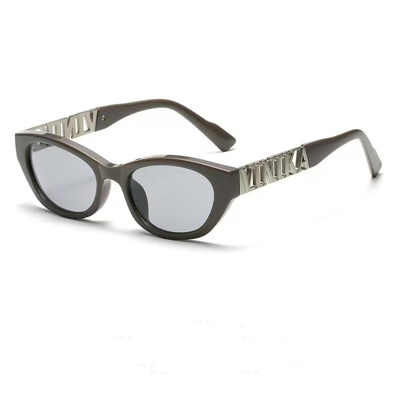 

European American Style Sunglasses Women Cat Eye Shape Uv400 Protection Women Sun Glasses Travelling Hiking Man Sunglass