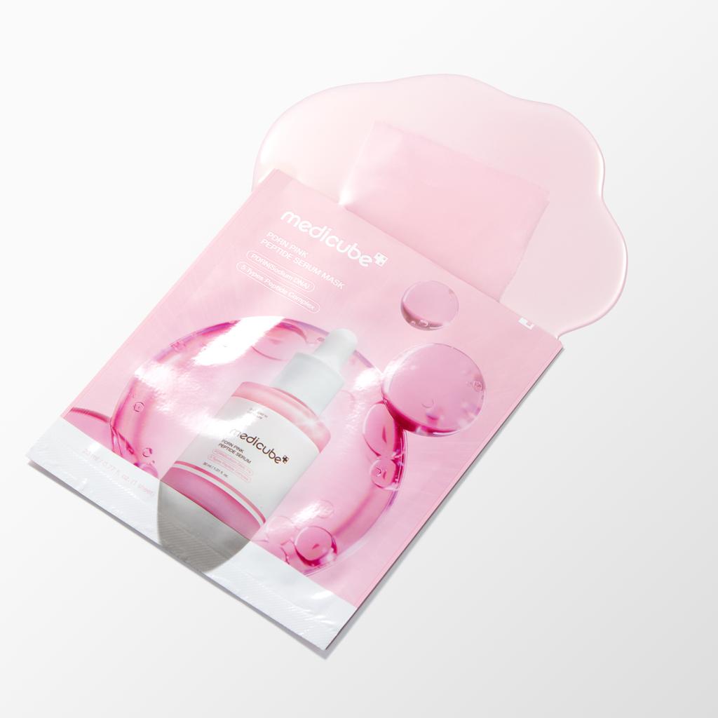 Medicube [Neuer 5+1 Blatt Exklusivplan] Medicube PDRN Pink Peptide Ampullenmaske 5 Blatt Plan +1 Blatt