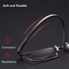Men'S Business Computer Gaming Anti Blue Light Anti-Fatigue Reading Glasses Unisex Metal Alloy Glasses Frame Optical Eyewear+150