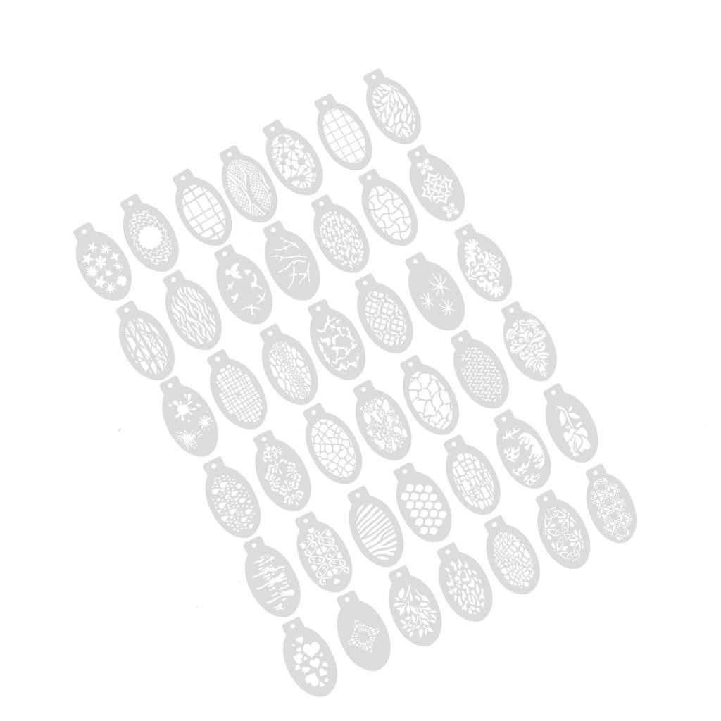 42Pcs Face Paint Stencils Reusable Hollow  Face Body Painting Templates Tracing Stencils for Part