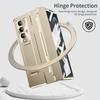 Leveling Hinges Protection Case For Samsung Galaxy Z Fold 3 4 5g Phone Cover With Front Screen Protecter For Galaxy Fold3 Fold4