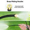 Outdoor Misting System Water Sprayer Misting Cooling Nozzle System Multi Heads Flexible Standing Mister For Greenhouses Plants
