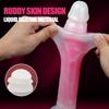 Big Realistic Dildo for Women Beginners Skin Sliding Foreskin Anal Vagina G Spot Stimulation Artifical Penis Sex Toy Masturbator
