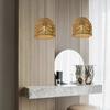 Paper Rope Lamp Shade – Handwoven Creative Pendant Light Fixture, Elegant Decor for Bedrooms, Homestays, Hotels & Restaurants