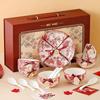 Chinesisches Keramikschalen- und Tellerset - Hochzeits-, Einweihungs-, Jubiläumsgeschenk