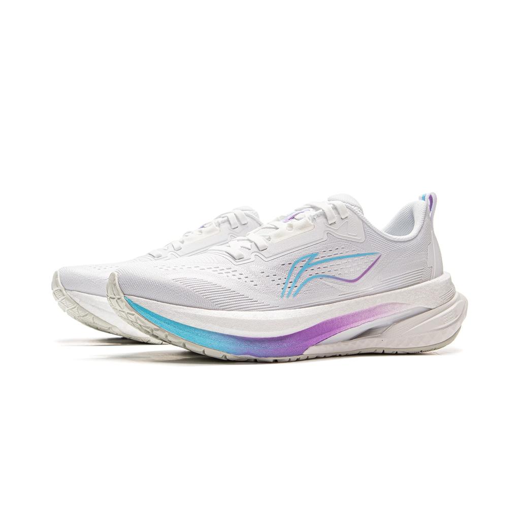 Li Ning 5S 5.0 Low Top BOOM Technology Casual Running Shoes Women's Standard White ARSV022-1