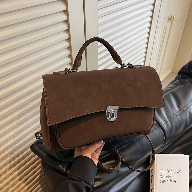 Casual Matte Briefcase Bag Female Versatile Mailman New Trendy Fashion Backpack Versatile Handbag