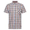 Regatta Mens Mindano VIII Checked Short-Sleeved Shirt