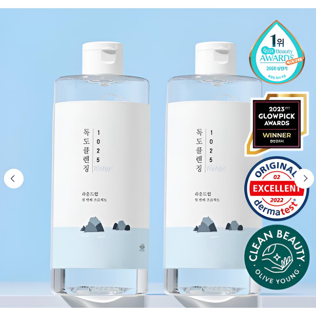 

[Round Lab] 1025 Dokdo Cleansing Water Double Set 400 ml x 2