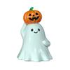 Halloween Ghost Figurine Cute Ghost Holding Heart/Pumpkin Statue Desktop Small Resin Ghost Ornament for Home Office Kitchen Tabletop Decor
