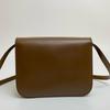 [Pre-Owned] Classic Box Gold Buckle Polished Calfskin Tofu Square Crossbody Shoulder Bag Medium - Excellent #UCVQ4E