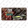 Retro Route 66 License Metal Tin Signs Vintage Road Trip Car Metal Plate Garage Club Gas Station Car Wall Decor