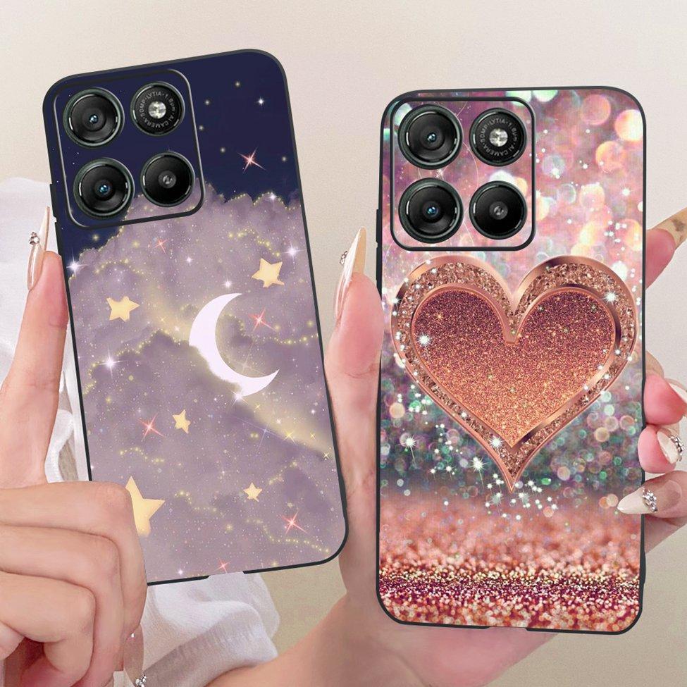 Hülle Für Motorola Moto G77 Hülle Ästhetisch Luxus Niedliche Katze Mode Schmetterling Cool Bemalte Abdeckung Für Motorola XT2621-4